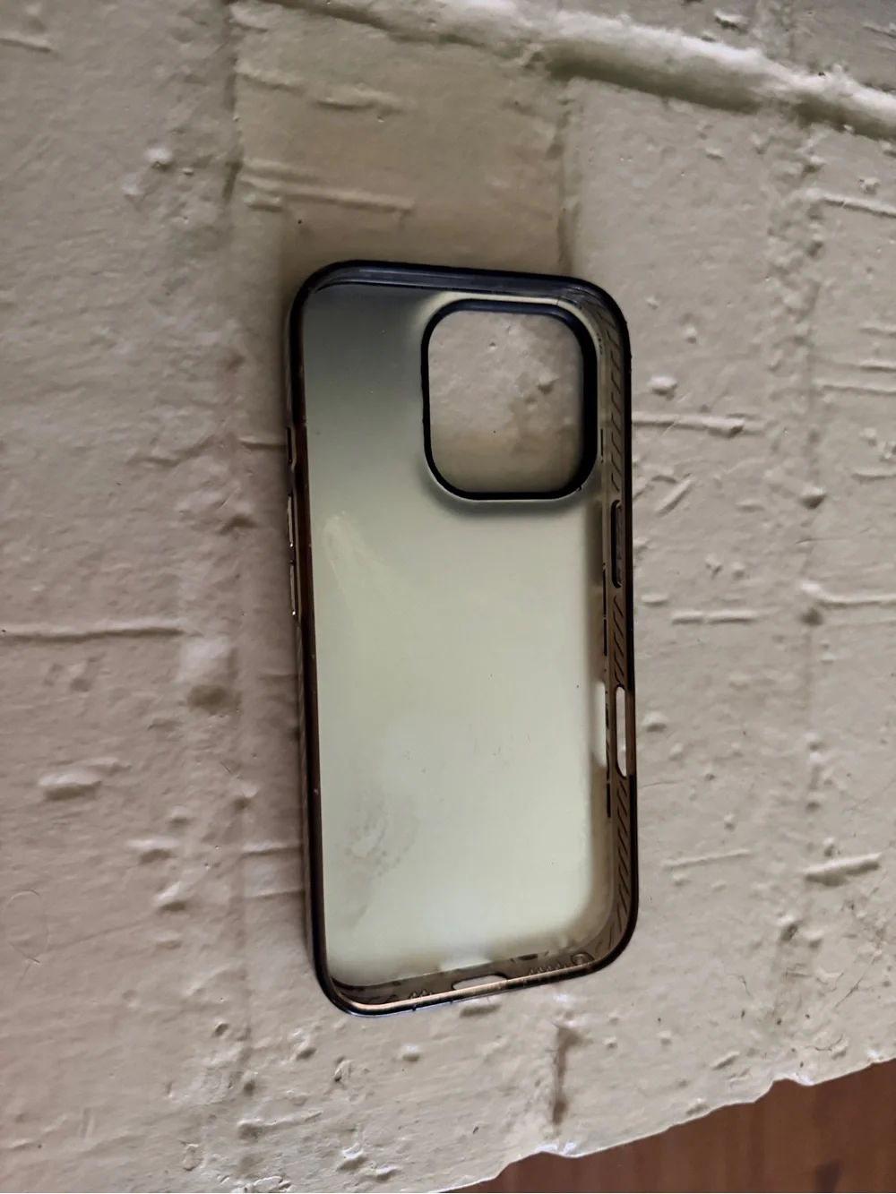 IPHONE 16 PRO: Silver/Black colored Cherry Pattern Phone Case